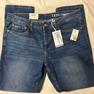 NWT Men’s Izod Straight Fit Blue Jeans Comfort Fit 36X30